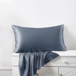 Misty Blue Silk Pillowcases Australia