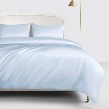 Baby Blue 22 Momme Mulberry Silk Duvet Cover Australia