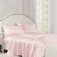 Baby Pink 22 Momme Mulberry Silk Flat Sheet Australia