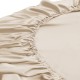 Beige 22 Momme Mulberry Silk Fitted Sheet Australia