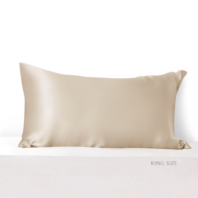 Beige Envelope 22 Momme Mulberry Silk Pillowcase Australia