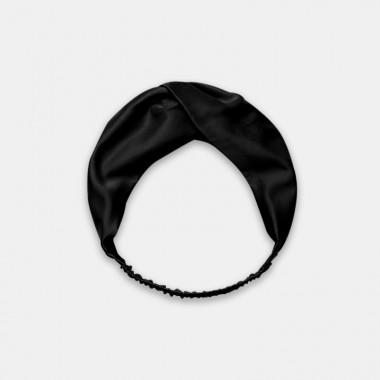 Black Mulberry Silk Headband Australia