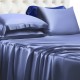 Dark Blue 22 Momme Mulberry Silk Fitted Sheet Australia