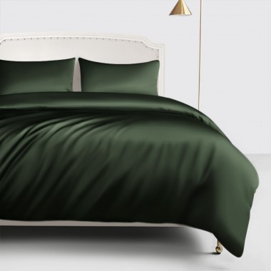 Hunter Green 22 Momme Mulberry Silk Duvet Cover Australia