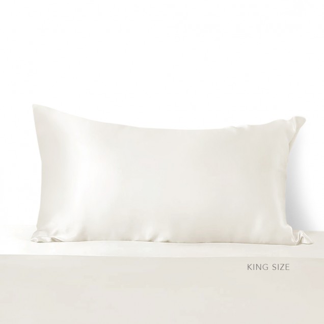 Ivory Envelope 22 Momme Mulberry Silk Pillowcase Australia