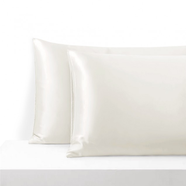 Ivory Envelope 22 Momme Mulberry Silk Pillowcase Australia