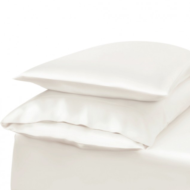 Ivory Envelope 22 Momme Mulberry Silk Pillowcase Australia