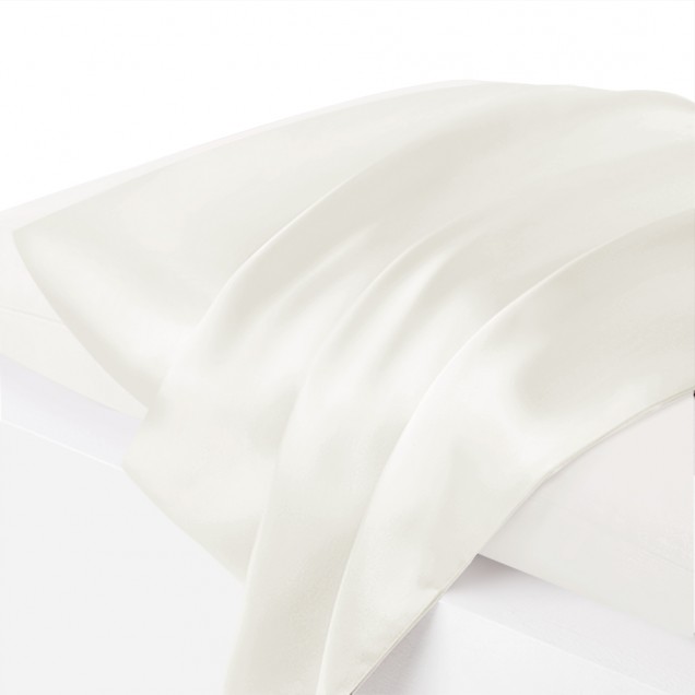 Ivory Envelope 22 Momme Mulberry Silk Pillowcase Australia