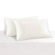 Ivory 22 Momme Mulberry Silk Pillowcase with Hidden Zipper Australia