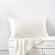 Ivory 22 Momme Mulberry Silk Pillowcase with Hidden Zipper Australia