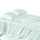 Light Cyan 22 Momme Mulberry Silk Sheet Set Australia