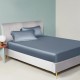 Misty Blue 22 Momme Mulberry Silk Sheet Set Australia