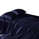 Navy 22 Momme Mulberry Silk Flat Sheet Australia