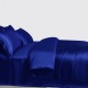 Royal Blue 3 PCS 22 Momme Mulberry Silk Duvet Cover Set Australia