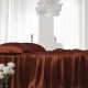 Rust Red 22 Momme Mulberry Silk Fitted Sheet Australia