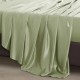 Sage Green 22 Momme Mulberry Silk Flat Sheet Australia