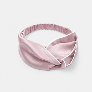 Suede Rose & Ivory Silk Headband Australia