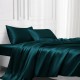 Teal 22 Momme Mulberry Silk Flat Sheet Australia