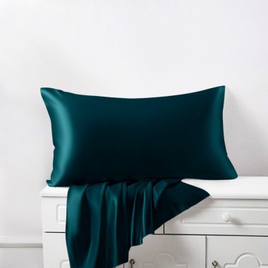 Teal 22 Momme Mulberry Silk Pillowcase with Hidden Zipper Australia