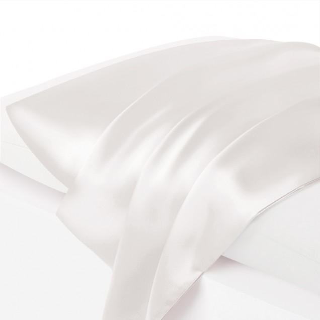 White Envelope 22 Momme Mulberry Silk Pillowcase Australia