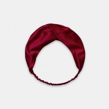 Wine Mulberry Silk Headband Australia